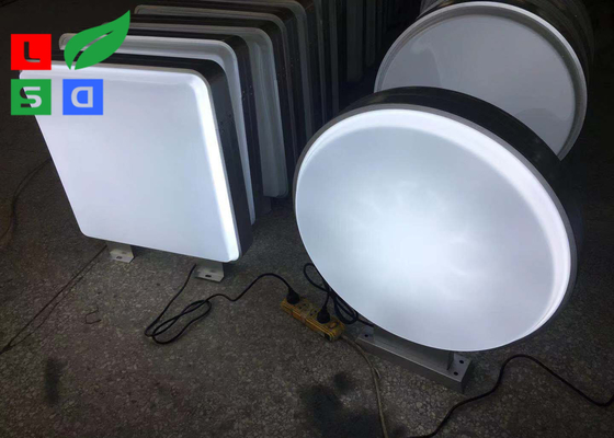 Dia 600mm Round LED Outdoor Light Box LED Blade Sign Double Sided For Shop Advertising